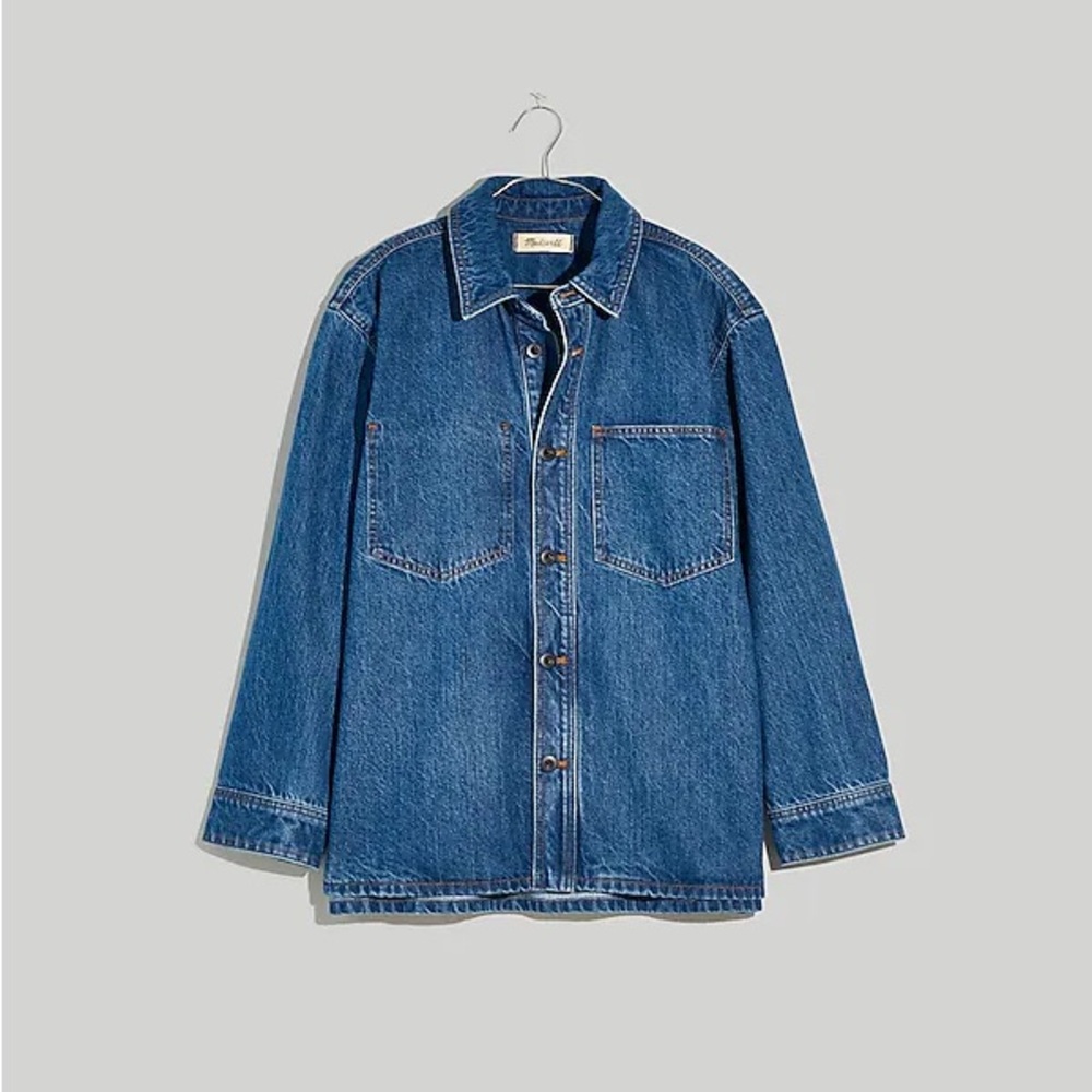 Madewell Denim Shirt-Jacket in Taitley Wash